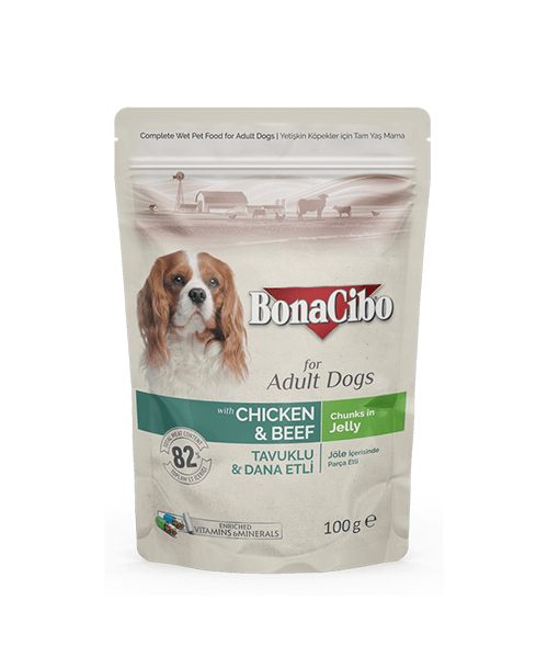 Bonacibo Chicken and Beef Dog Jelly 85 g