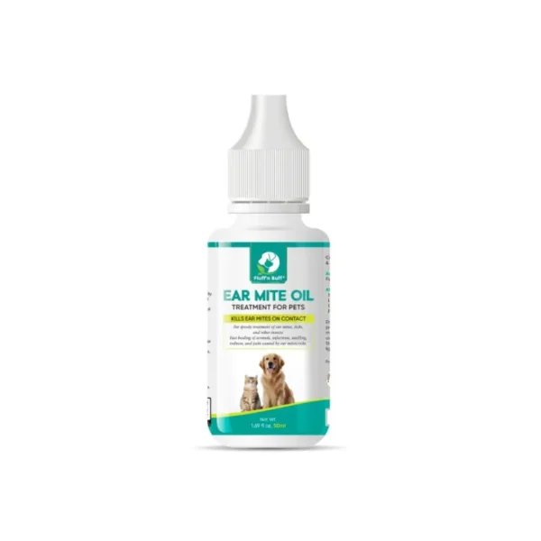Fluff And Bluff Ear Mite Oil – 50 ML