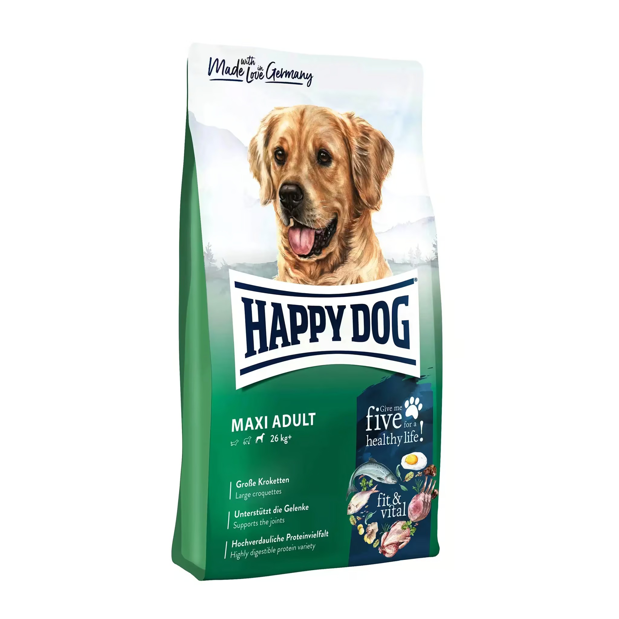 Happy Dog Adult (Fit & Vital) Maxi Adult Dog Food 4 KG