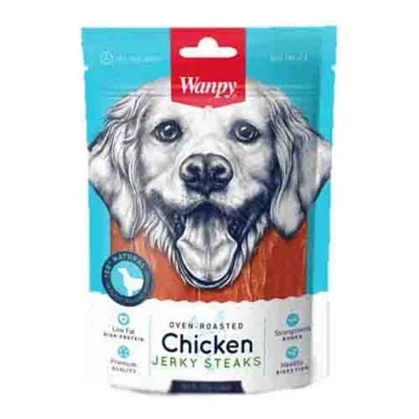 Wanpy Chicken Jerky Dog Treat – 100 Gram