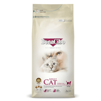 Bonacibo Adult Cat Food – Chicken, Anchovy & Rice (2kg)