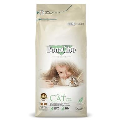 Bonacibo Adult Cat Food – Lamb & Rice (2kg)