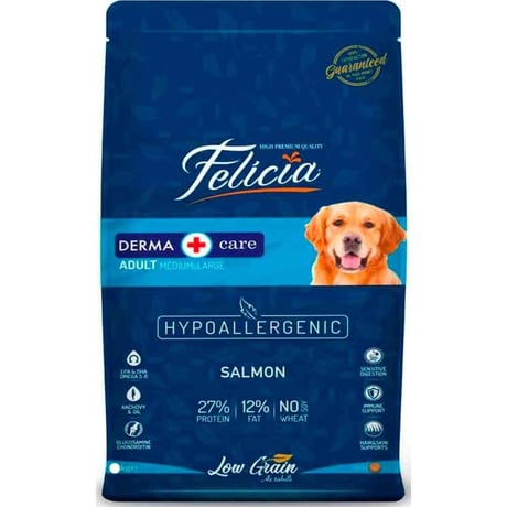 Felicia Derma Care Medium & Large Adult Dog Food – Salmon (3kg)