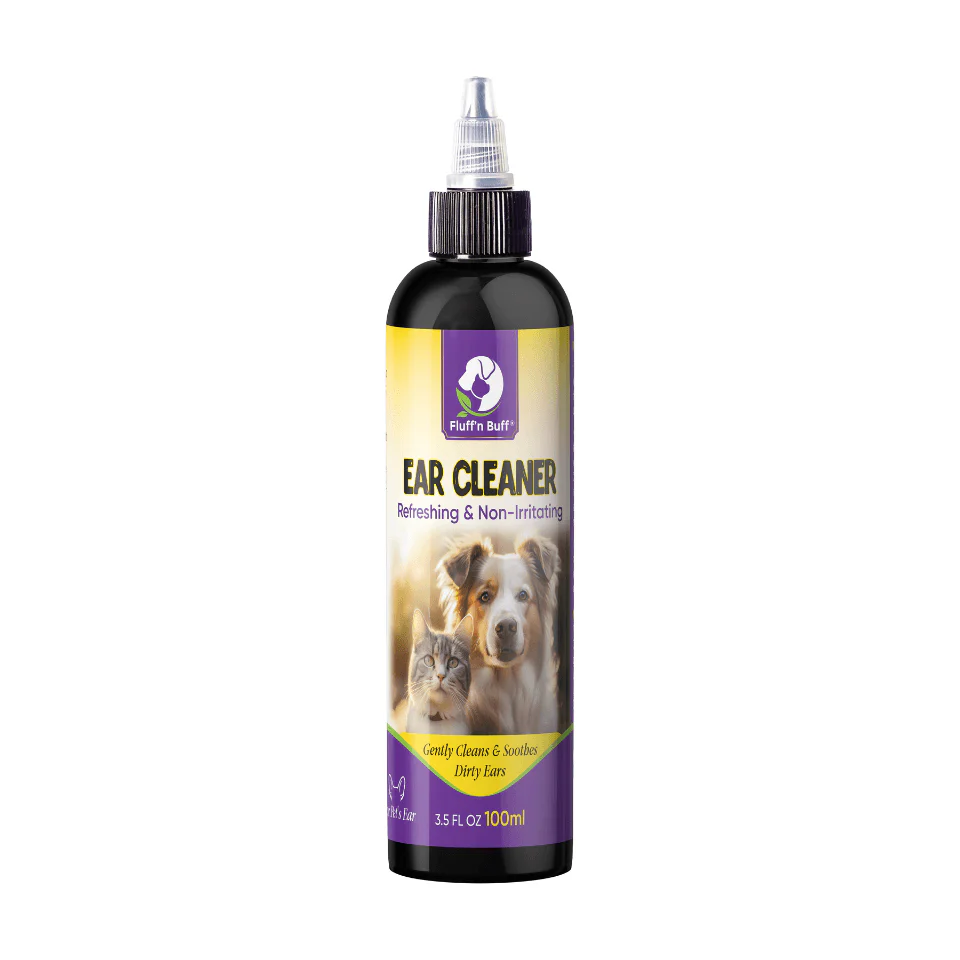 Fluff n Buff Ear Cleaner for Cats & Dogs (100ml)
