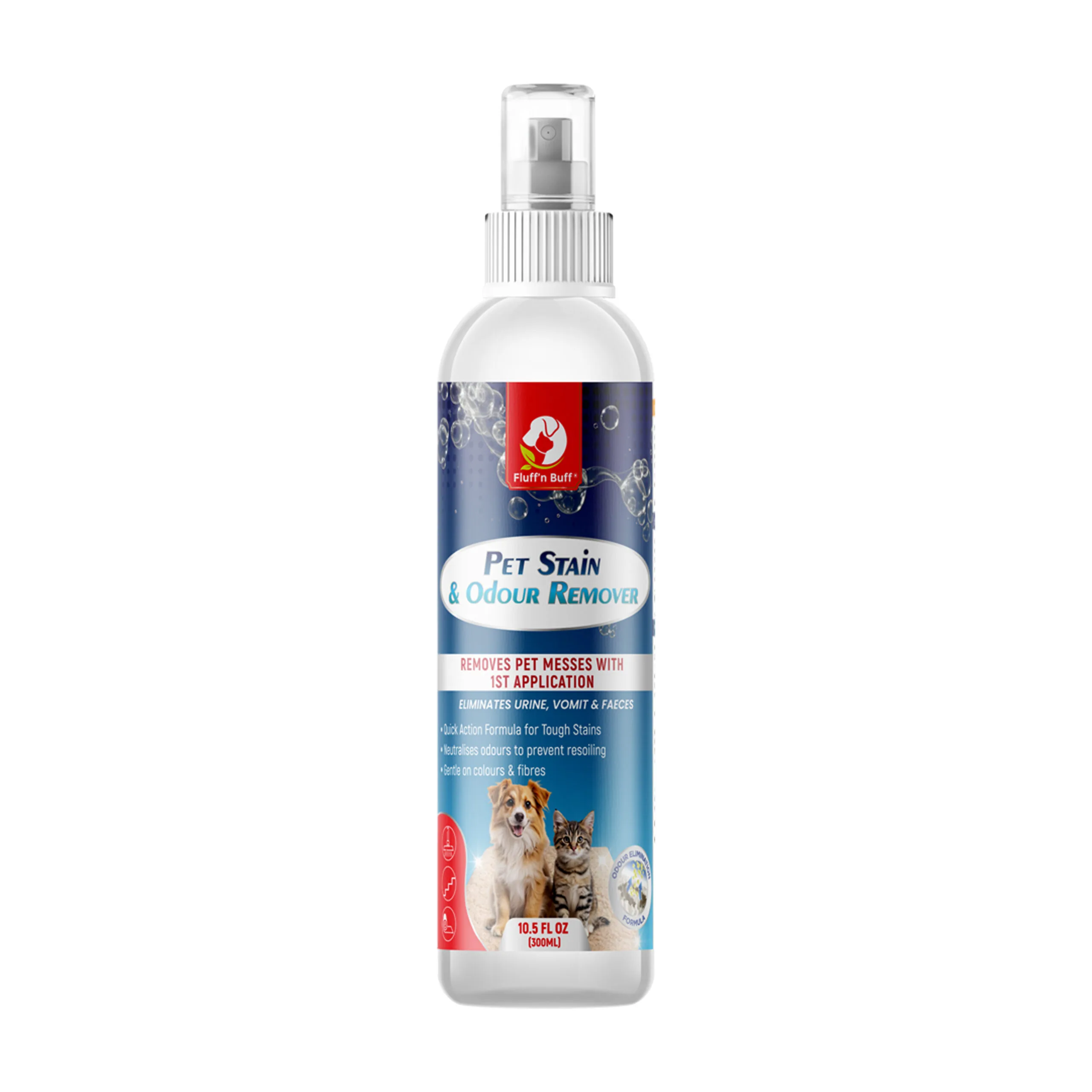 Fluff n Buff Pet Stain and Odour Remover (300ml)