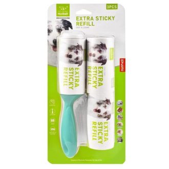 Nunbell Hair & Lint Roller / Dust Remover with 2 Refills